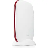 Zyxel SCR50AXE-EU0101F, Wi-Fi 6 (802.11ax), Tri-Band (2,4 GHz/5 GHz/6 GHz), Ethernet/LAN, Weiß, Tabletop-Router