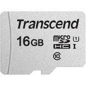 Transcend TS16GUSD300S, 16 GB, MicroSDHC, Klasse 10, NAND, 95 MB/s, 10 MB/s