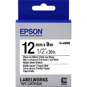 Epson LK-4WBB Etiketten erstellendes Band Schwarz auf weiss
