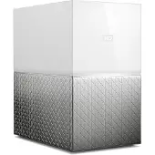Western Digital My Cloud Home Duo, NAS, 12 TB, Weiss/Silber