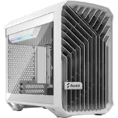 Fractal Design Torrent Nano, PC, Weiß, Micro-ITX, Stahl, Gehärtetes Glas, 16,5 cm, 33,5 cm