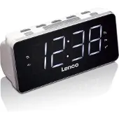 Lenco Cr-18 White Weckerradio