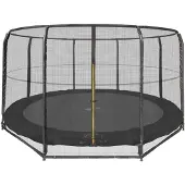Magic Circle Pro Bodentrampolin Pro Black 366 cm mit Sicherheitsnetz