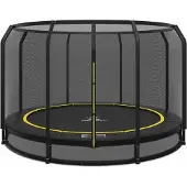 Magic Circle Pro Bodentrampolin Pro Black 410 cm mit Sicherheitsnetz