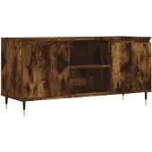 vidaXL TV-Schrank Räuchereiche 104x35x50 cm Holzwerkstoff