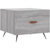 vidaXL Couchtisch Grau Sonoma 50x50x40 cm Holzwerkstoff