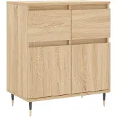 vidaXL Sideboard Sonoma-Eiche 60x35x70 cm Holzwerkstoff