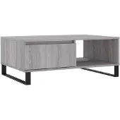 vidaXL Couchtisch Grau Sonoma 90x60x35 cm Holzwerkstoff