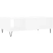vidaXL Couchtisch Weiß 104x60x35 cm Holzwerkstoff