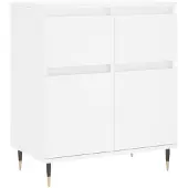 vidaXL Sideboard Weiß 60x35x70 cm Holzwerkstoff