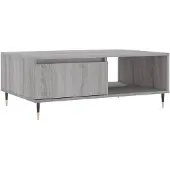 vidaXL Couchtisch Grau Sonoma 90x60x35 cm Holzwerkstoff
