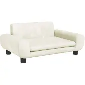 vidaXL Hundebett Creme 70x45x33 cm Samt
