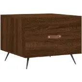 vidaXL Couchtisch Braun Eichen-Optik 50x50x40 cm Holzwerkstoff