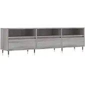 vidaXL TV-Schrank Grau Sonoma 150x30x44,5 cm Holzwerkstoff