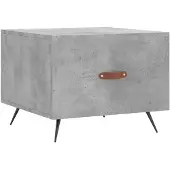 vidaXL Couchtisch Betongrau 50x50x40 cm Holzwerkstoff