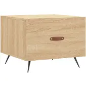 vidaXL Couchtisch Sonoma-Eiche 50x50x40 cm Holzwerkstoff