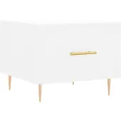 vidaXL Couchtisch Weiß 50x50x40 cm Holzwerkstoff