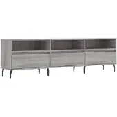 vidaXL TV-Schrank Grau Sonoma 150x30x44,5 cm Holzwerkstoff