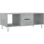 vidaXL Couchtisch Betongrau 102x50x40 cm Holzwerkstoff