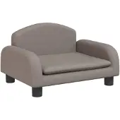 vidaXL Hundebett Taupe 50x40x30 cm Stoff