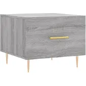 vidaXL Couchtisch Grau Sonoma 50x50x40 cm Holzwerkstoff