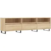 vidaXL TV-Schrank Sonoma-Eiche 150x30x44,5 cm Holzwerkstoff