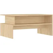 vidaXL Couchtisch Sonoma-Eiche 90x55x42,5 cm Holzwerkstoff
