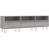 vidaXL TV-Schrank Grau Sonoma 150x30x44,5 cm Holzwerkstoff