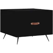 vidaXL Couchtisch Schwarz 50x50x40 cm Holzwerkstoff