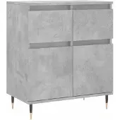 vidaXL Sideboard Betongrau 60x35x70 cm Holzwerkstoff