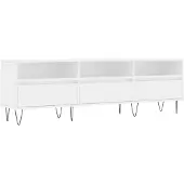 vidaXL TV-Schrank Weiß 150x30x44,5 cm Holzwerkstoff