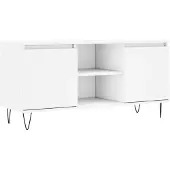 vidaXL TV-Schrank Weiß 104x35x50 cm Holzwerkstoff