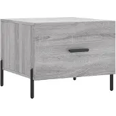 vidaXL Couchtisch Grau Sonoma 50x50x40 cm Holzwerkstoff
