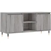 vidaXL TV-Schrank Grau Sonoma 104x35x50 cm Holzwerkstoff