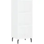vidaXL Sideboard Weiß 34,5x32,5x90 cm Holzwerkstoff