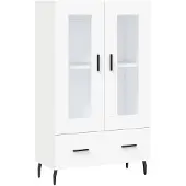 vidaXL Highboard Weiß 69,5x31x115 cm Holzwerkstoff