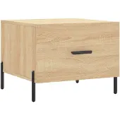 vidaXL Couchtisch Sonoma-Eiche 50x50x40 cm Holzwerkstoff