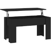 vidaXL Couchtisch Schwarz 101x49x52 cm Holzwerkstoff
