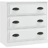 vidaXL Sideboard Weiß 70x35,5x67,5 cm Holzwerkstoff