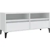 vidaXL TV-Schrank Weiß 100x34,5x44,5 cm Holzwerkstoff