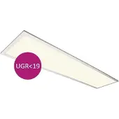 LumenXL Dimmbares LED Panel -120x30cm - UGR<19 - 30W, -3000K - 114lm/W