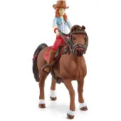 Schleich HORSE CLUB 42539, Horse with rider, Horses, 5 Jahr(e), Mehrfarbig, Kunststoff