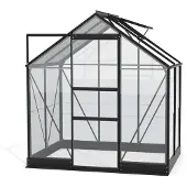 Pergart Vitavia, Gewächshaus "Eris" 2500, schwarz, 2,5 m², 3 mm ESG