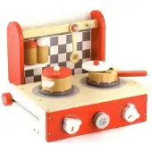 Vigatoys Viga Toys Küchenblock Tischmodell klappbar 6-teilig