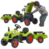 Falk Claas 410 Arion Grüne Pedal-Traktor für Kinder