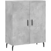 vidaXL Sideboard Betongrau 69,5x34x90 cm Holzwerkstoff