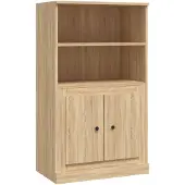 vidaXL Highboard Sonoma-Eiche 60x35,5x103,5 cm Holzwerkstoff