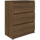 vidaXL Sideboard Braun Eichen-Optik 60x35x76 cm Holzwerkstoff