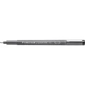 Staedtler Pigment Liner 308, Schwarz, Fein, Schwarz, Grau, Rund, Tinte auf Pigmentbasis, 0,8 mm