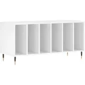 vidaXL Plattenschrank Weiß 100x38x48 cm Holzwerkstoff